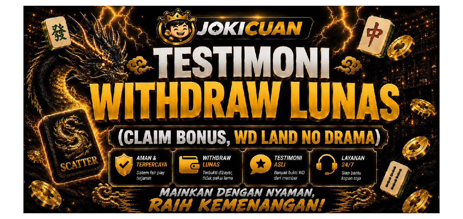 TESTIMONI WITHDRAW DIBAYAR, LAND !